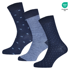 COTTONELITE™ – OEKO-TEX TANÚSÍTVÁNNYAL RENDELKEZŐ 3 AZ 1-BEN PRÉMIUM PAMUT ZOKNI (3 DARABOS CSOMAG) - 593 Ft ÁR DARAB