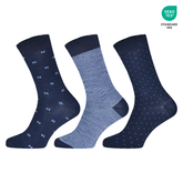 COTTONELITE™ – OEKO-TEX TANÚSÍTVÁNNYAL RENDELKEZŐ 3 AZ 1-BEN PRÉMIUM PAMUT ZOKNI (3 DARABOS CSOMAG)