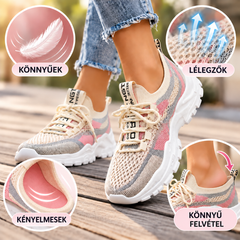 AIRSYNQ™ - LÉLEGZŐ NŐI SPORTCIPŐK EGÉSZ NAPOS KÉNYELEMHEZ