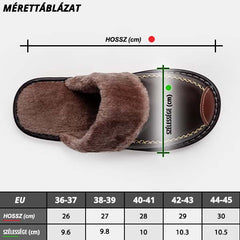 SNOOK® - BŐR THERMO PAPUCS