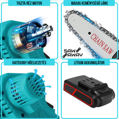 SAWAWAY™ – AKKUMULÁTOROS KÉZI FŰRÉSZ