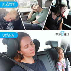 TRIPREST® – ERGONÓMIKUS AUTÓS FEJ ÉS NYAKTÁMLA