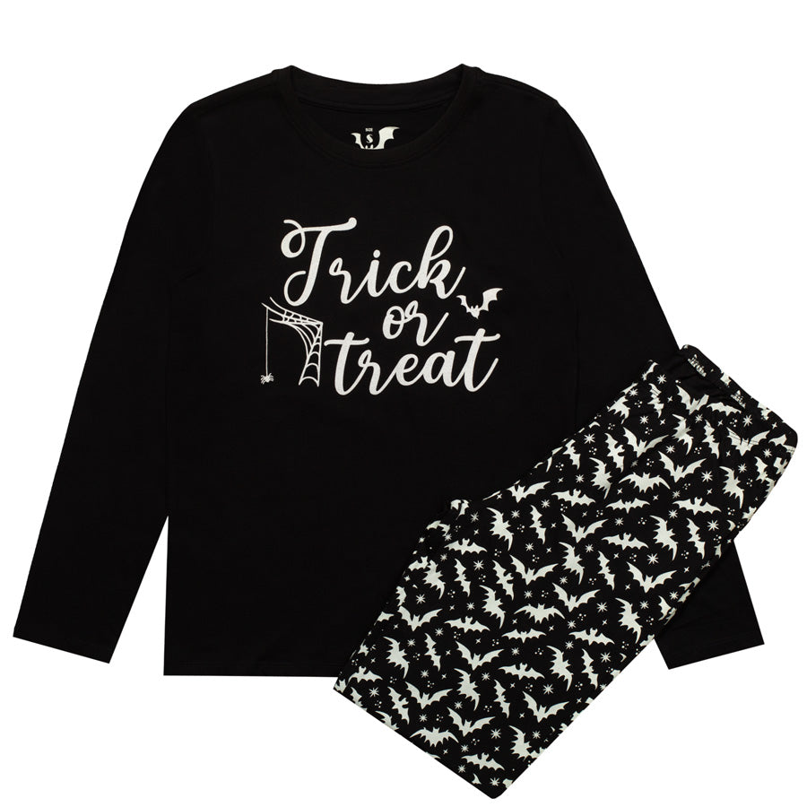 MAGICDREAMS - 100% PAMUT LÁNYPIZSAMA HALLOWEEN MINTÁVAL