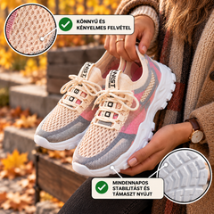 AIRSYNQ™ - LÉLEGZŐ NŐI SPORTCIPŐK EGÉSZ NAPOS KÉNYELEMHEZ
