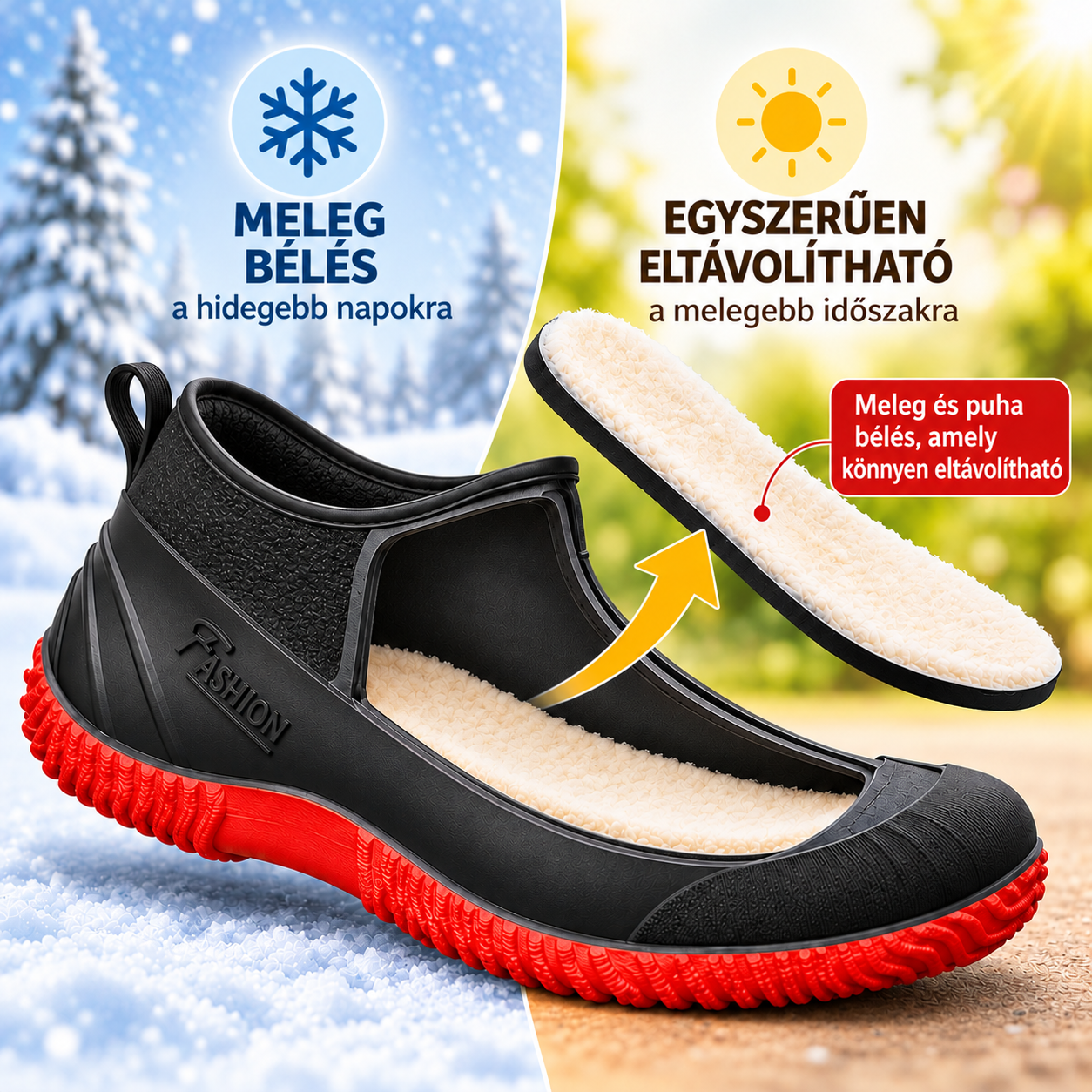 AQUABELLE kivehető meleg betéttel hideg és melegebb napokra