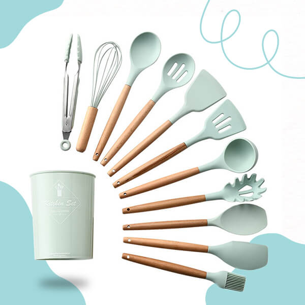 FINECOOK® - 12 RÉSZES KONYHAI ESZKÖZ SZETT
