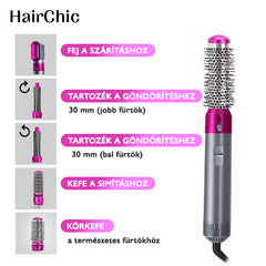 HAIRCHIC™ - TÖBBFUNKCIÓS HAJFORMÁZÓ 5v1